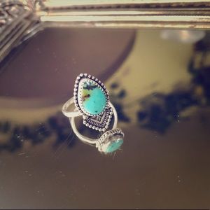 Handcrafted turquoise ring